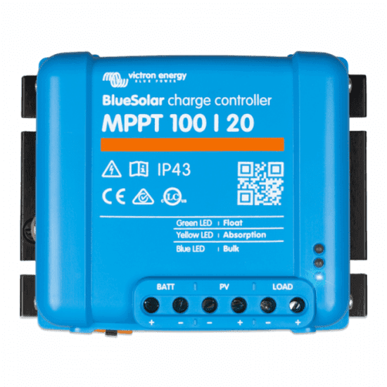 Victron Bluesolar MPPT 100/20 20A Solar Charge Controller | 4Boats