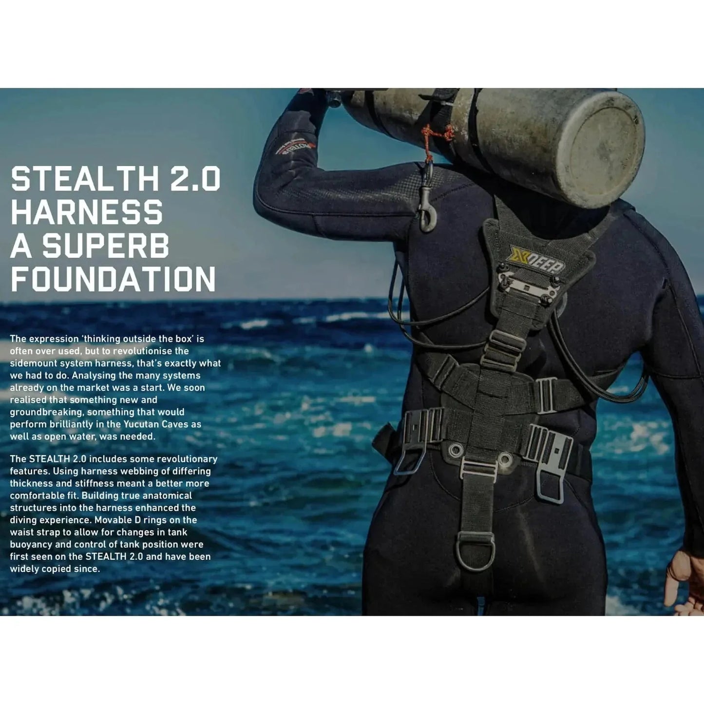 xDeep - Stealth 2.0 TEC Sidemount System (COLOUR)