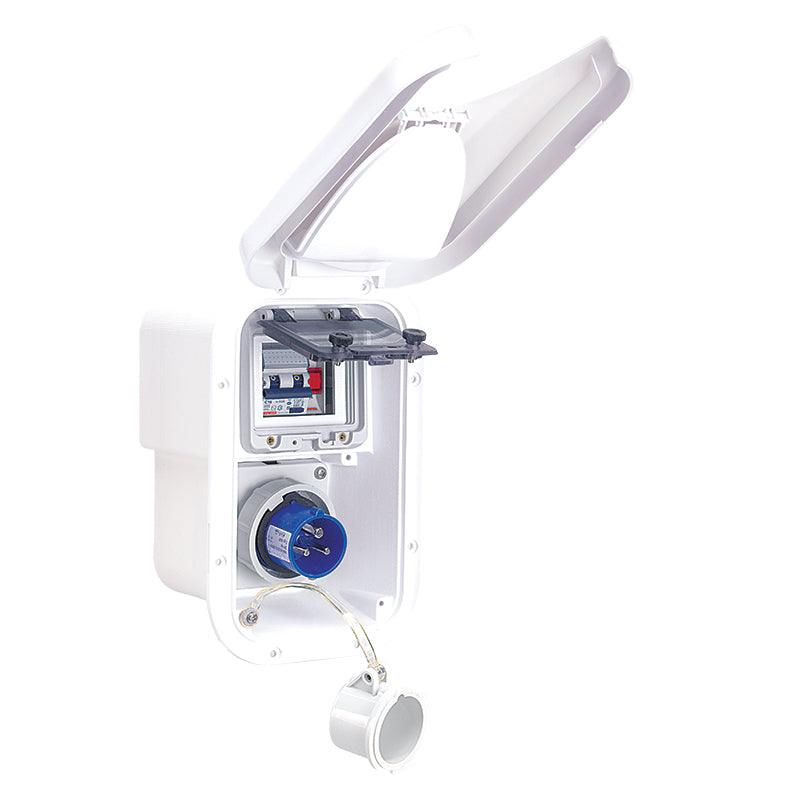 Electric Power Shore Power Centre Case 16 A / 230 V White | 4Boats