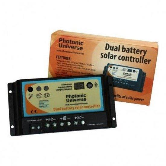 10A Dual Battery PWM Solar Charge Controller 12/24V | 4Boats
