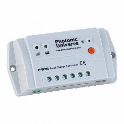 10A PWM solar charge controller 12/24V for camper, caravan, boat