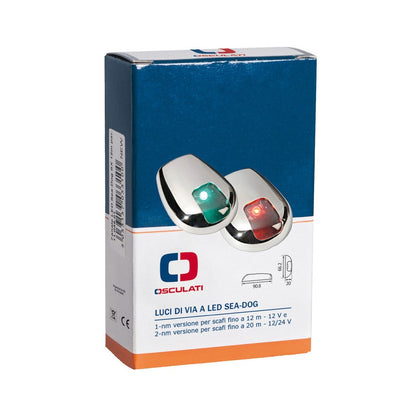 Osculati Sea-Dog Bulkhead LED Navigation Light - 20M, 112.5° Port