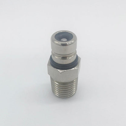 6.35mm (1/4") NPT Chrome-Plated Brass Male Fuel Connector for Suzuki