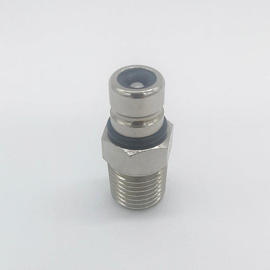 6.35mm (1/4") NPT Chrome-Plated Brass Male Fuel Connector for Suzuki