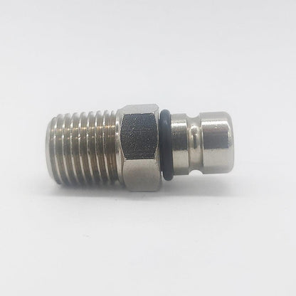 6.35mm (1/4") NPT Chrome-Plated Brass Male Fuel Connector for Suzuki