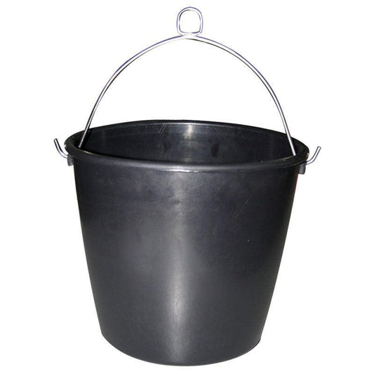Heavy-Duty Marine 7.5 L Rubber Bucket, Black | 4Boats