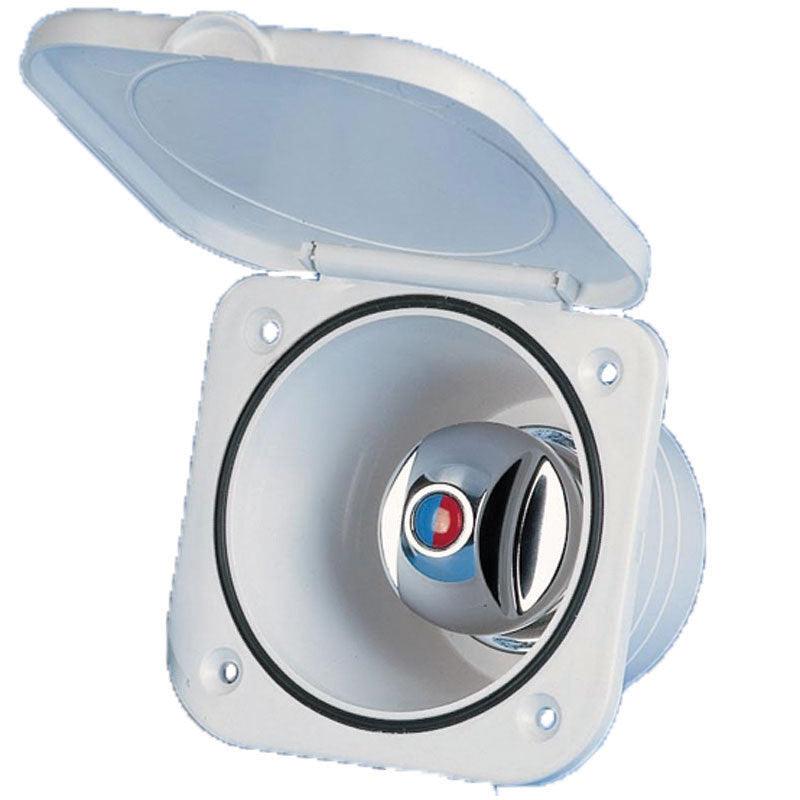 Case 95x95mm Mixer Tap Case with Lid, White | 4Boats