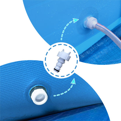 Round Above Ground Steel Swimming Pool - 12ft x 30in