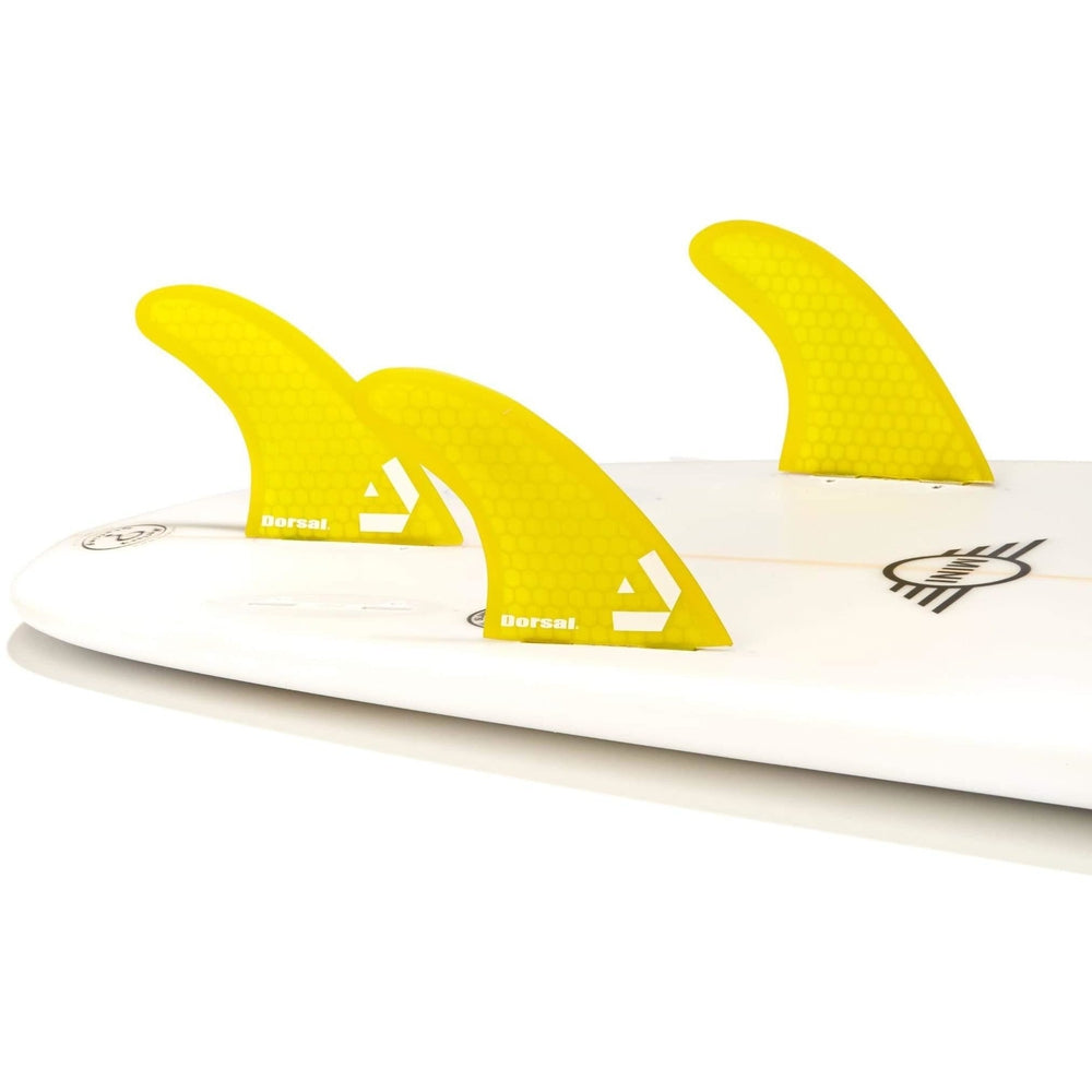 DORSAL Surfboard Fins Thruster 3 Set FCS Compatible-0