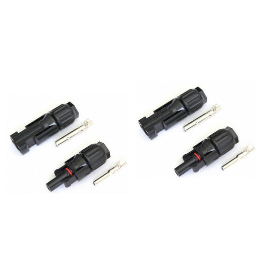 2 Pairs MC4-compatible connectors for 10 mm² cable | 4Boats