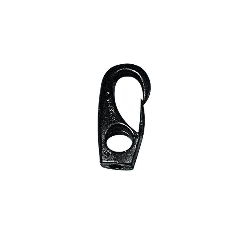 Snap Hook with Eye 10x42mm for 4mm Cord, Polyamide, White | 4Boats