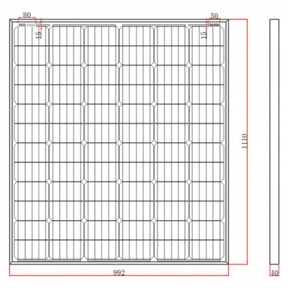 Photonic Universe SWD-200M 200W 12V Solar Panel, 2 × 5 m MC4 | 4Boats