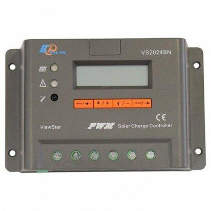 20A PWM Solar Charge Controller 12/24V LCD | 4Boats