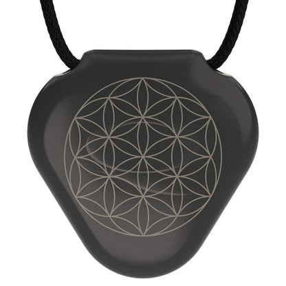 Q-Link SRT-3 Black Flower of Life Pendant