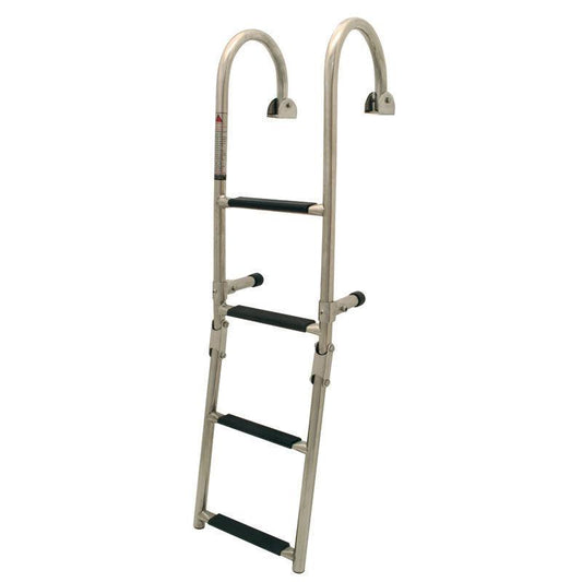 Foldable Ladder for Gunwale – 1+2 Steps Inox 316, 730x250mm | 4Boats