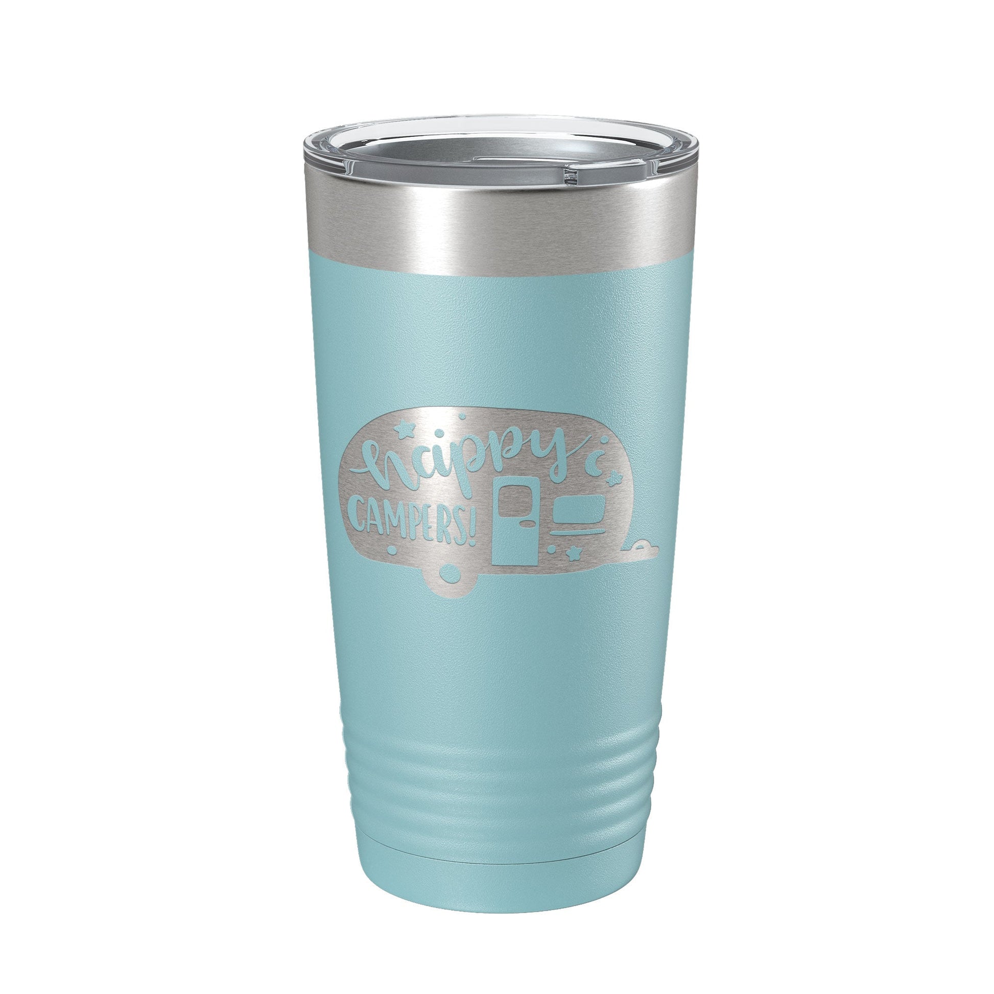 Happy Campers Tumbler RV Camping Travel Mug Gift Insulated Laser Engraved Coffee Cup Tent Outdoors 20 oz-13