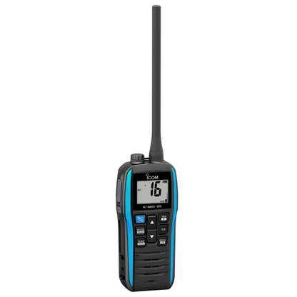 Icom IC-M25 EVO Handheld Buoyant Marine VHF Radio - Blue