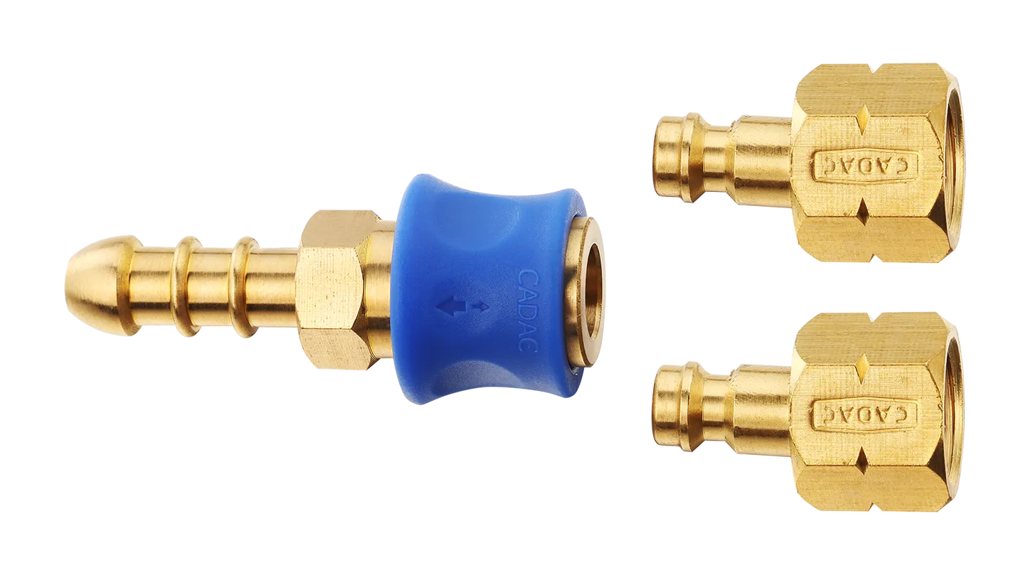 Cadac 8mm 2 Nut Quick Release Coupling