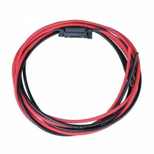 3m 10mm² single-core red & black cable with 40A fuse | 4Boats