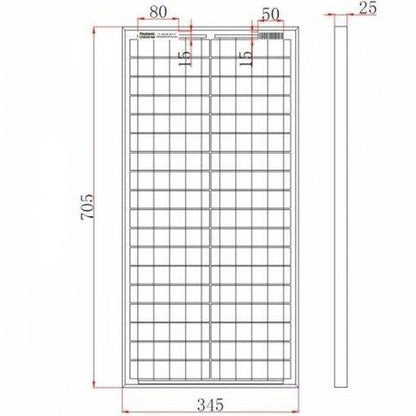 40W 12V Solar Kit - 10A PWM Controller & 2 × 5 m | 4Boats
