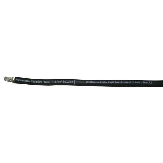 Marine Cable 1x95mm2 Tinned Single Core, Black | 4Boats
