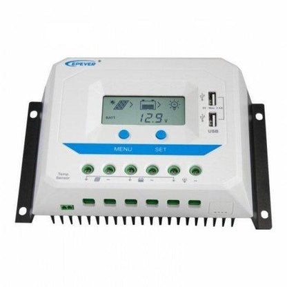45A 12/24V Solar Charge Controller with LCD & Dual USB | 4Boats