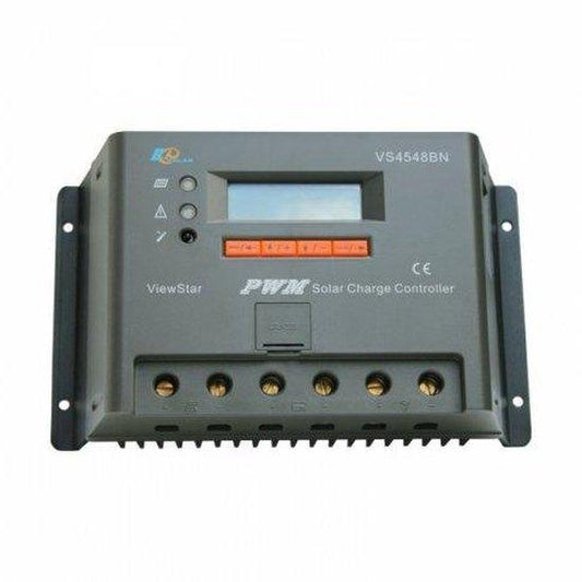 45A PWM Solar Charge Controller with LCD — 12–48V | 4Boats