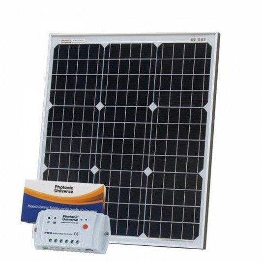 50W 12V Solar Kit with 10A PWM Controller & 2 × 5 m Cables | 4Boats