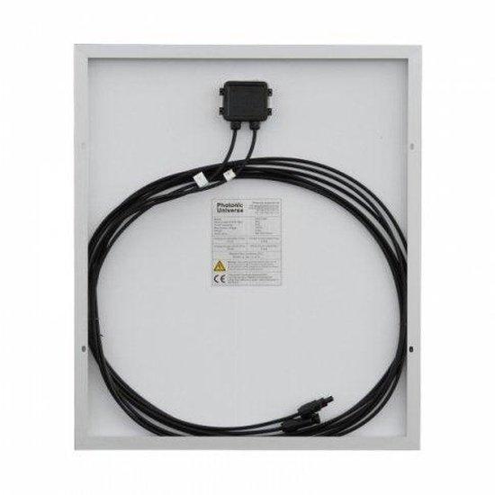 50W 12V Solar Kit with 10A PWM Controller & 2 × 5 m Cables | 4Boats