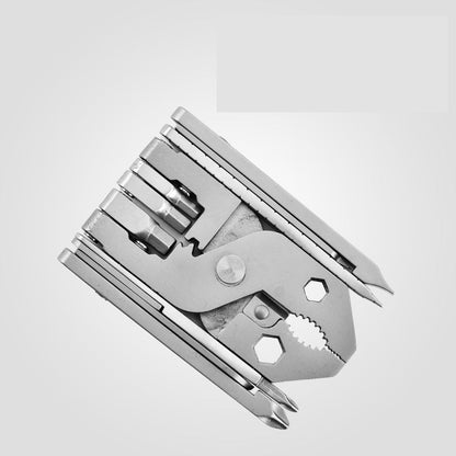 25-in-1 Multitool Stainless Steel Pocket Knife with Screwdriver Sleeve with Sheath-Perfect for Outdoor, Survival, Camping, Hiking, Simple Repair-2