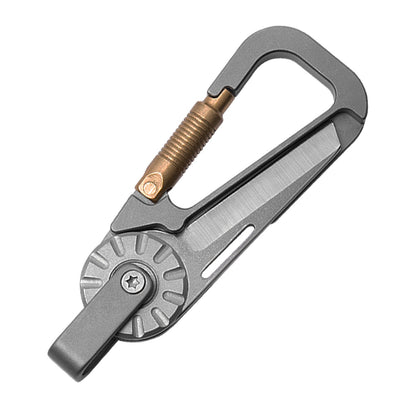 Tactical Multi-Tool Carabiner for Men - Heavy Duty Outdoor Gear Accessory with Bottle Opener & Keychain Hook-4
