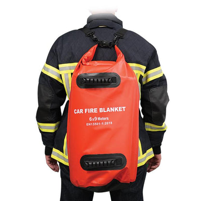 Fire Blanket 6 x 9 m (54 m²) fibreglass - Boat & EV Cover | 4Boats