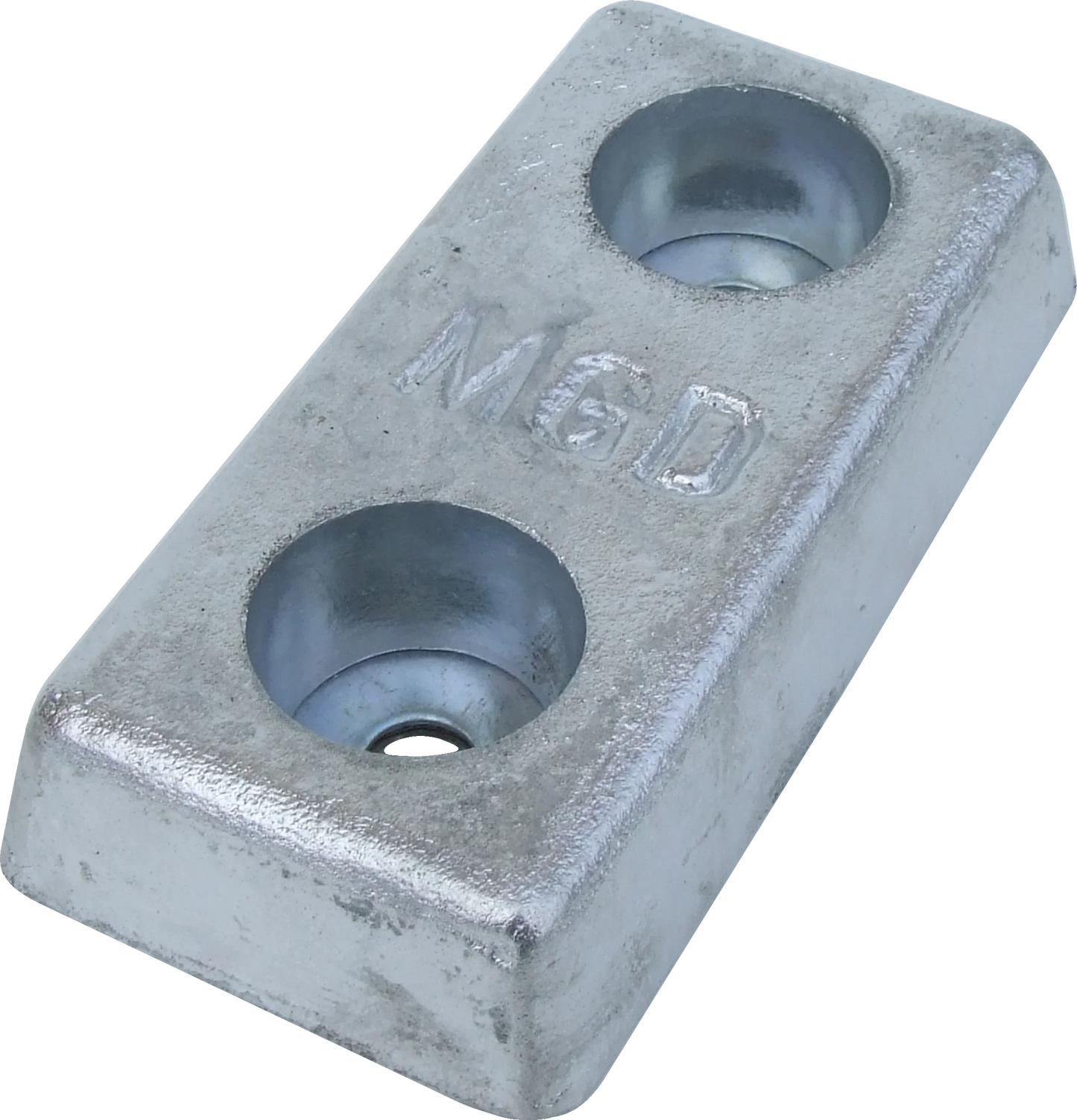 Duff 40ZHD Zinc Hull Anode – 110 mm Hole Centres | 4Boats