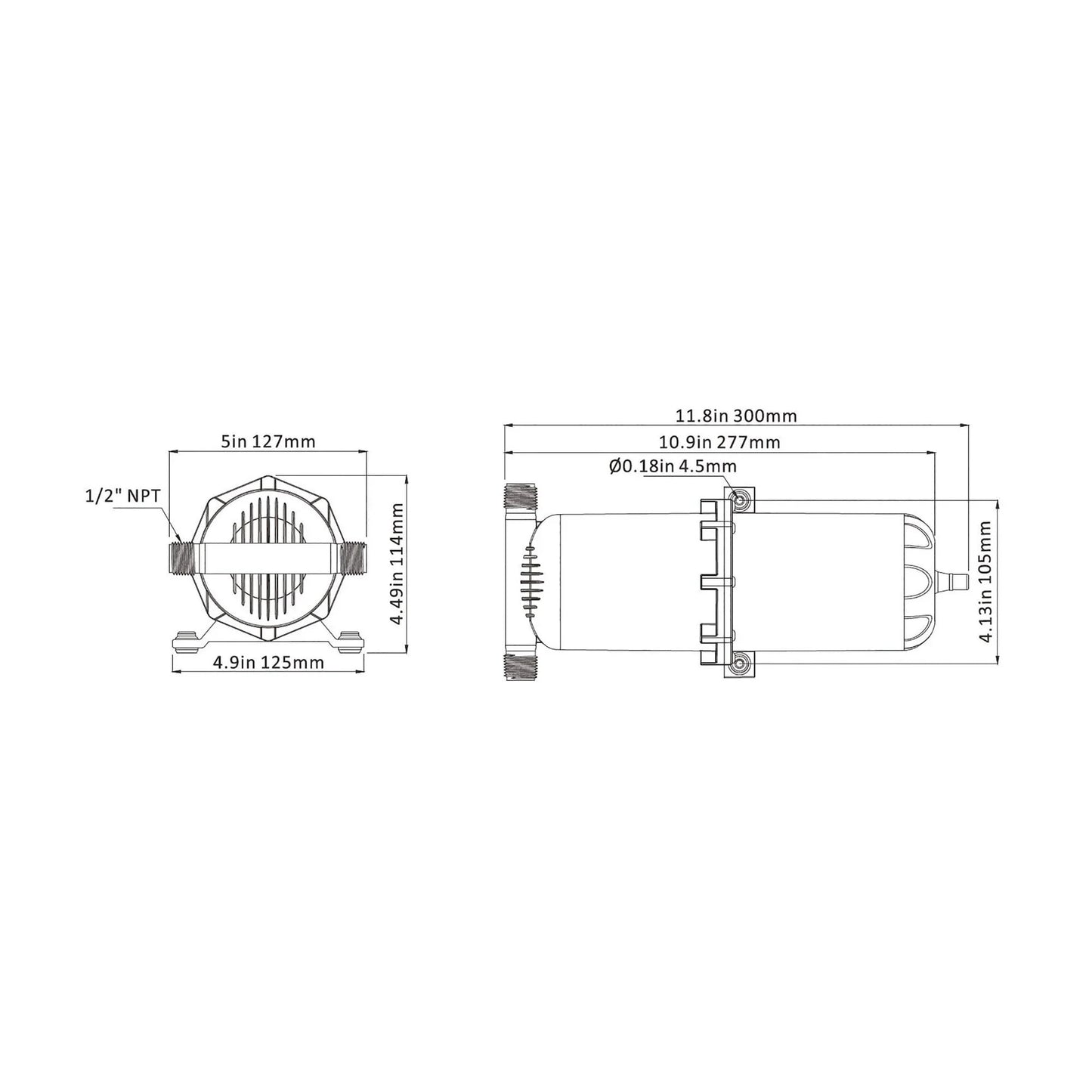 Seaflo Pressurised Accumulator Tank 1 | 4Boats