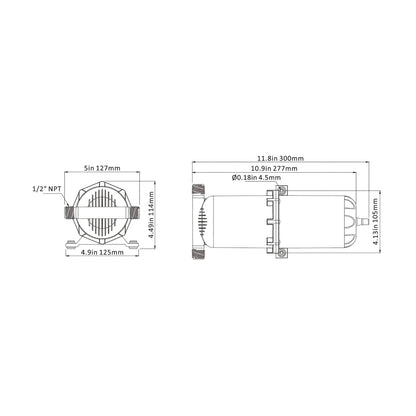 Seaflo Pressurised Accumulator Tank 1 | 4Boats