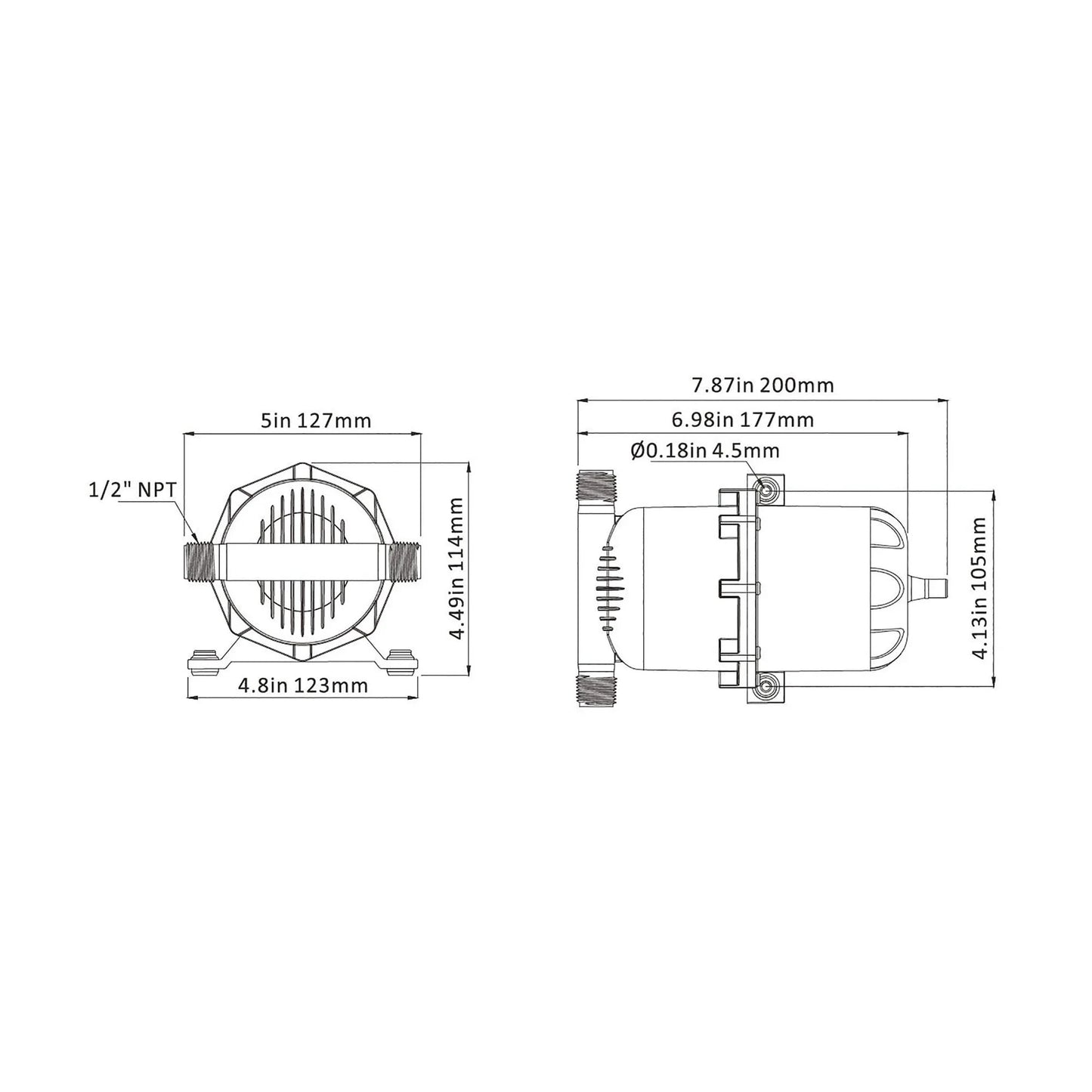 Seaflo Pressurised Accumulator Tank 0 | 4Boats
