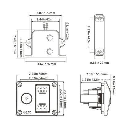 Seaflo Alarm 12V Alarm Control System | 4Boats