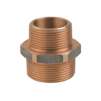 Guidi Bronze Reducing Nipple M-M 1 in x 1/2 in