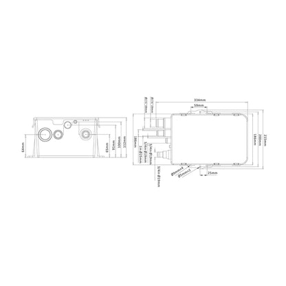 Seaflo Shower 12V Sump Pump 2,271 LPH (600 GPH) | 4Boats