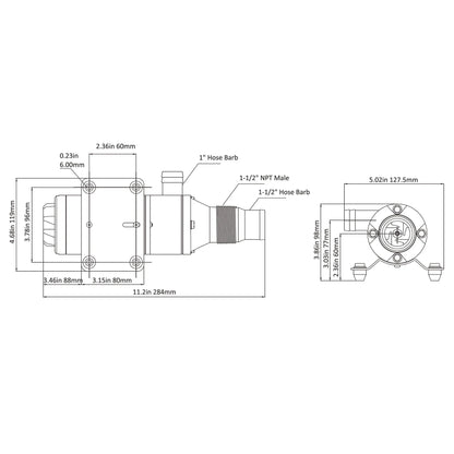 Seaflo Macerator 12V Macerator Pump | 4Boats