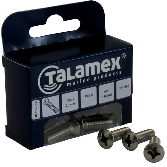 Talamex Raised Raised M8 × 30 Raised head Phillips Screw | 4Boats
