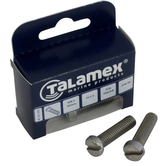Talamex Pan Pan Stainless Steel Pan Head Bolt M4 × 50 mm | 4Boats