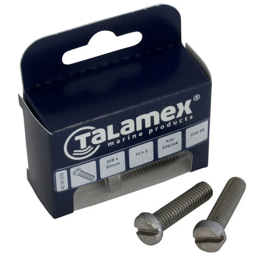 Talamex Pan Pan M5 × 50 mm Pan Head Bolt | 4Boats