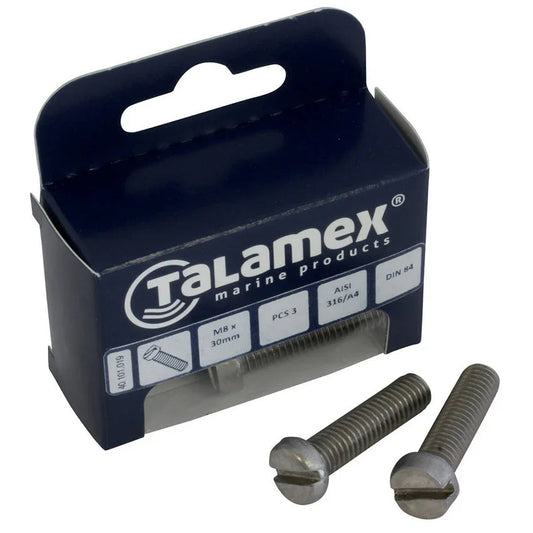 Talamex Pan Pan Pan Head Bolt M5 × 60mm | 4Boats