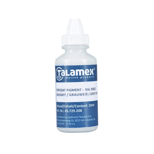 Talamex Colour Colour Colour Pigment 20ml Grey White RAL 9002 | 4Boats