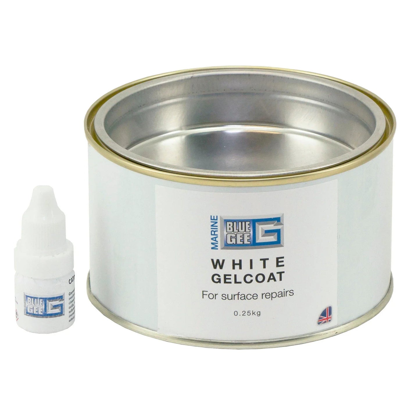 Gee White Polyester Gelcoat 0.25 kg with MEKP Catalyst | 4Boats