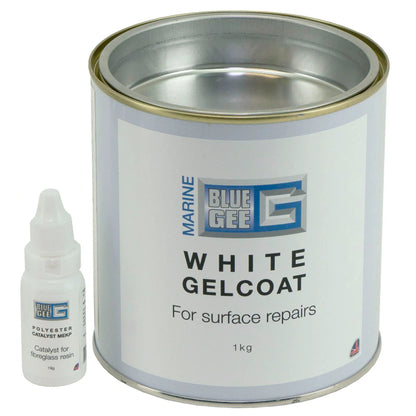 Gee White Polyester Gelcoat + Catalyst 1 kg | 4Boats