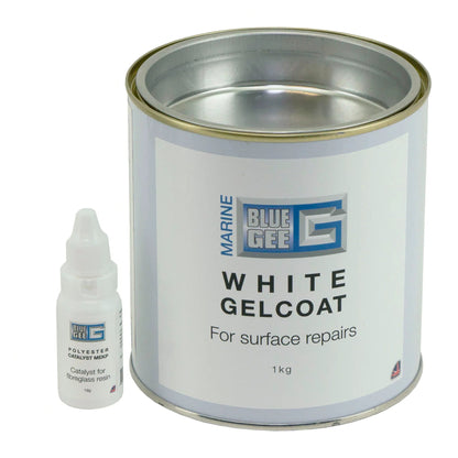 Gee White Polyester Gelcoat + Catalyst 1 kg | 4Boats