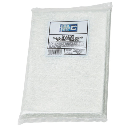 Gee Chop Strand Mat (Powder Bound) 300 g/m², 1 × 1 m | 4Boats