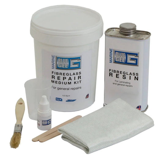 Gee Glass Fibre Repair Kit, Medium – 250 ml | 4Boats